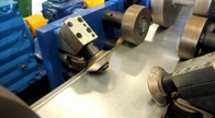 Metal C Channel Roll Forming Machine , Manual Decoiler Cz Purlin Machine