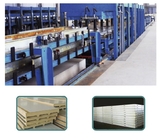 0.3-0.8 Mm Galvanized Steel PU Sandwich Panel Production Line Automatic Cooling System