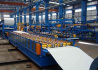 3m/Min PU Sandwich Panel Machine , 1200mm Polyurethane Sandwich Panel Production Line
