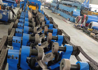 SGS Z C Profile Roll Forming Machine With Leveling And Hydraulic Punching