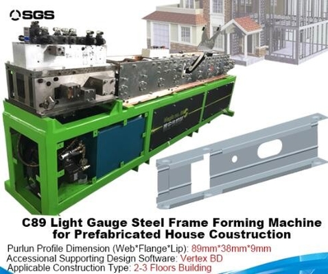 30m/Min Light Gauge Steel Roll Forming Machine 5.5KW
