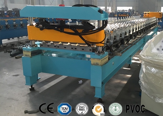 0.4mm Single Layer Roll Forming Machine , G550 Corrugated Sheet Roll Forming Machine